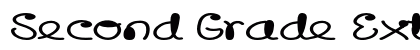 Second Grade Extra-expanded Regular preview