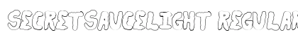 secretsaucelight Regular Font Preview