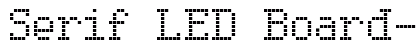 Serif LED Board-7 Regular