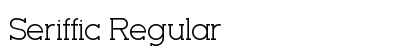 Seriffic Regular font free download