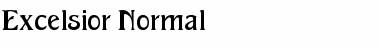 Excelsior Normal Font