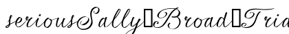 seriousSally_Broad_Trial Bold Preview