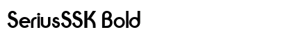 SeriusSSK Bold font free download