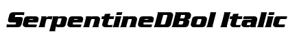 SerpentineDBol Italic Preview