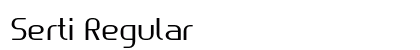 Serti Regular font free download