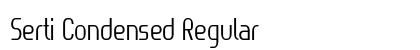Serti Condensed Regular Preview