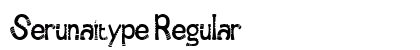 Serunaitype Regular font free download