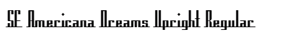 SF Americana Dreams Upright Regular font free download