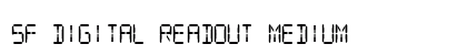 SF Digital Readout Medium font free download