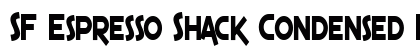 SF Espresso Shack Condensed Bold Preview