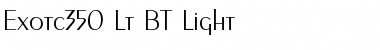 Exotc350 Lt BT Light Font