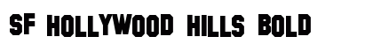 SF Hollywood Hills Bold font free download