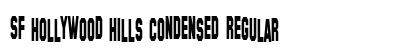 SF Hollywood Hills Condensed Regular font free download