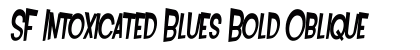 SF Intoxicated Blues Bold Oblique font free download