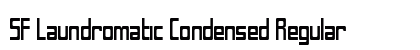 SF Laundromatic Condensed Regular Font Preview