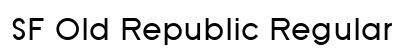 SF Old Republic Regular font free download
