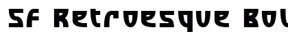 SF Retroesque Bold Preview