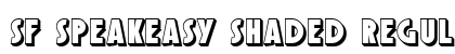 SF Speakeasy Shaded Regular font free download