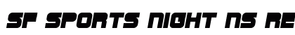 SF Sports Night NS Regular font free download