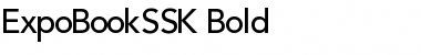ExpoBookSSK Bold Font