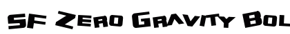 SF Zero Gravity Bold Preview