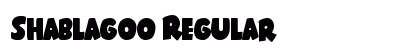 Shablagoo Regular Font Preview