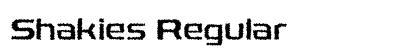 Shakies Regular font free download