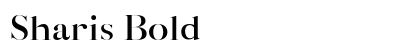 Sharis Bold Preview