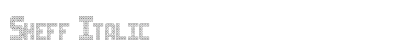 Sheff Italic font free download