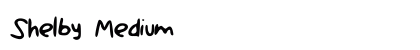 Shelby Medium font free download