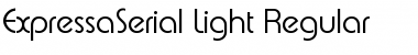 ExpressaSerial-Light Regular Font