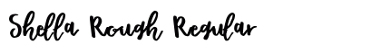 Shella Rough Regular font free download
