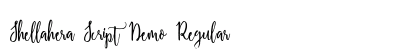 Shellahera Script Demo Regular preview