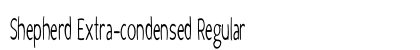 Shepherd Extra-condensed Regular font free download
