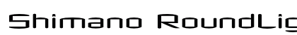 Shimano RoundLight font free download