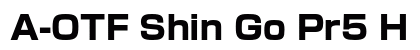 A-OTF Shin Go Pr5 H Preview