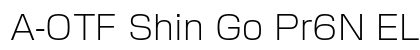 A-OTF Shin Go Pr6N EL font free download