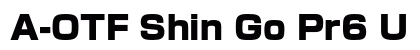 A-OTF Shin Go Pr6 U font free download