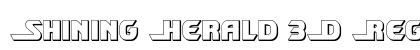 Shining Herald 3D Regular font free download