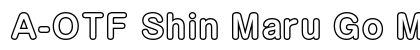 A-OTF Shin Maru Go Min Line font free download