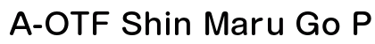 A-OTF Shin Maru Go Pr6 M font free download