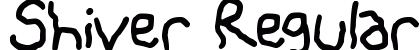 Shiver Regular Font Preview