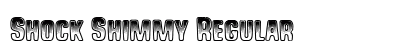 Shock Shimmy Regular Font Preview