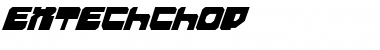 Extechchop Regular Font