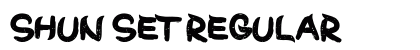 Shun Set Regular font free download