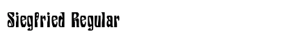 Siegfried Regular font free download