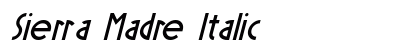 Sierra Madre Italic font free download