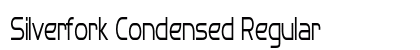 Silverfork Condensed Regular Preview