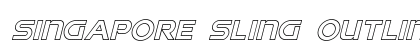 Singapore Sling Outline Italic Preview