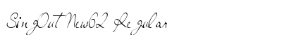 SingOutNew62 Regular Font Preview